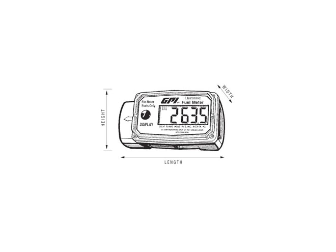 Flomec GPI 01A Series Fuel Meter