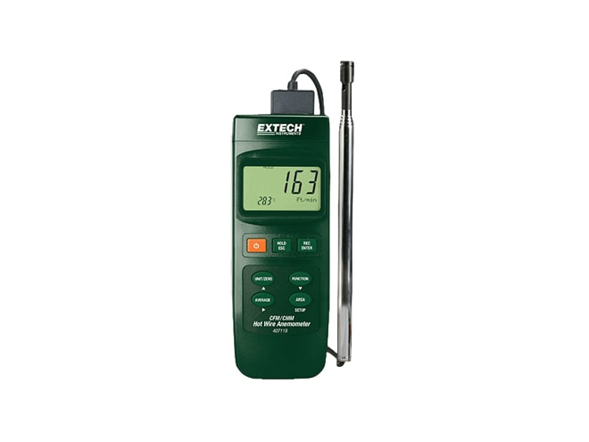 Extech 407119 CFM Thermo-Anemometer with 3-ft probe
