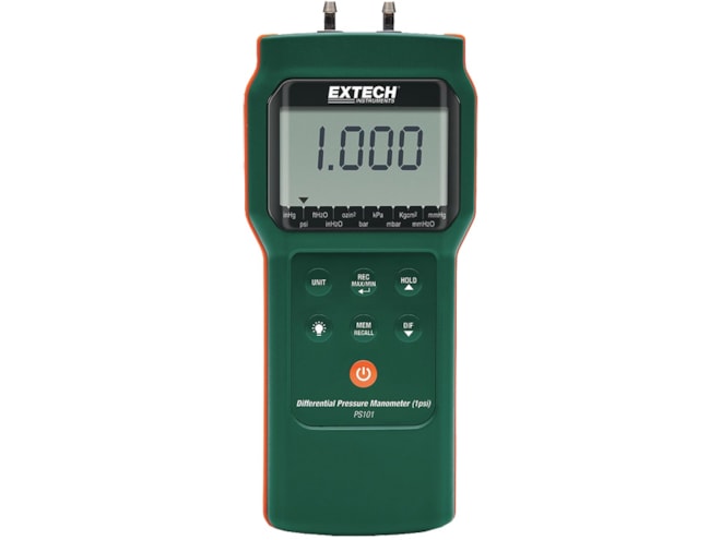 Extech PS101 Differential Pressure Manometer