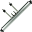 High-Temp Transducer for 2 to 16" Pipes; -40 to 390°F; 2MHz