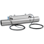 Krohne OPTISONIC 6400 Portable Ultrasonic Clamp On Flowmeter