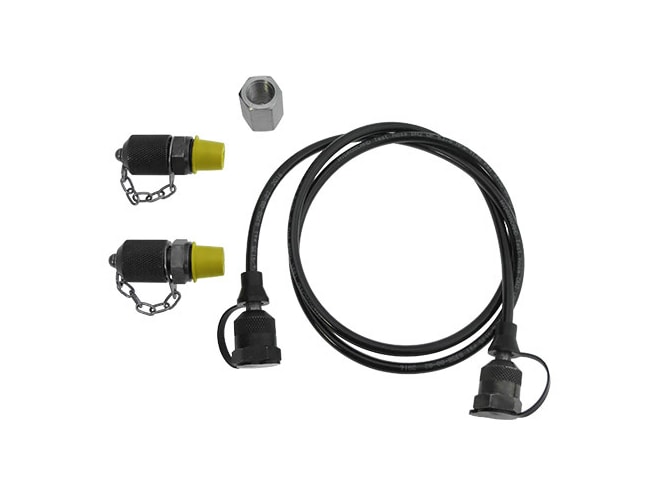 Hose test kit, 1m flexible hose, 8,000 psi, 1/4 BSP female gauge adapter