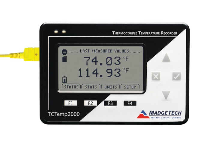 MadgeTech TCTemp2000 Temperature Data Logger