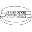 Watlow Single Terminal Block for Standard Connection Heads
