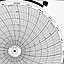 Honeywell 15744  Ink Writing Circular Chart