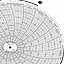 Honeywell 680015-912  Ink Writing Circular Chart