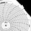 Foxboro 898039-L  Ink Writing Circular Chart