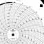 Foxboro 898245-A  Ink Writing Circular Chart