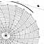 Honeywell 680016-737  Ink Writing Circular Chart
