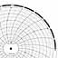 ABB Kent-Taylor KPC105/0510 Dark Gray Ink Writing Circular Chart 