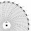 Foxboro 89N048-L  Ink Writing Circular Chart