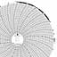 ABB Kent-Taylor 500P1225-185  Ink Writing Circular Chart