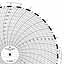 Foxboro 89N460-L  Ink Writing Circular Chart