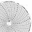 Dickson 405 Ink Writing Circular Chart with Pilot Hole 