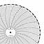 ABB Kent-Taylor 500P1225-65  Ink Writing Circular Chart