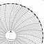 ABB Kent-Taylor 500P1267-35  Ink Writing Circular Chart