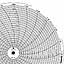 Dickson 456 Ink Writing Circular Chart with Pilot Hole 