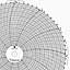 ABB Kent-Taylor 500P1267-237  Ink Writing Circular Chart