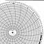 Honeywell 10836 A256 11-1/4 OD 7PT  Ink Writing Circular Chart