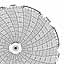 Honeywell 24001661-616  Ink Writing Circular Chart