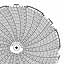 Honeywell 24001661-626  Ink Writing Circular Chart
