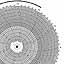 Honeywell 24001903-001  Ink Writing Circular Chart