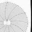 ABB Kent-Taylor 500P1225-132  Ink Writing Circular Chart