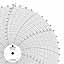 Foxboro 807335  Ink Writing Circular Chart
