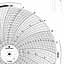 Foxboro 808689-L  Ink Writing Circular Chart