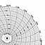 Honeywell 24001660-006  Ink Writing Circular Chart