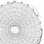 Honeywell 24001660-034  Ink Writing Circular Chart