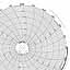 Honeywell 24001660-050  Ink Writing Circular Chart