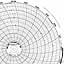 Honeywell 24001660-074  Ink Writing Circular Chart