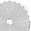 Honeywell 24001660-078  Ink Writing Circular Chart