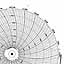 Honeywell 24001660-147  Ink Writing Circular Chart