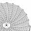 Honeywell 24001660-163  Ink Writing Circular Chart
