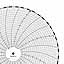 ABB Kent-Taylor 500P1225-101  Ink Writing Circular Chart