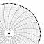 ABB Kent-Taylor 500P1225-158  Ink Writing Circular Chart