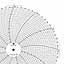 ABB Kent-Taylor 500P1225-229  Ink Writing Circular Chart