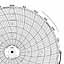 Honeywell 24001660-194  Ink Writing Circular Chart
