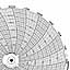 Honeywell 24001660-611  Ink Writing Circular Chart