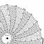 Honeywell 24001660-657  Ink Writing Circular Chart