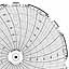 Honeywell 24001661-002  Ink Writing Circular Chart