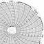 Honeywell 24001661-005  Ink Writing Circular Chart