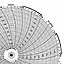 Honeywell 24001661-007  Ink Writing Circular Chart