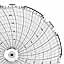 Honeywell 24001661-024  Ink Writing Circular Chart