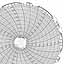 Honeywell 24001661-028  Ink Writing Circular Chart