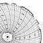 Honeywell 24001661-032  Ink Writing Circular Chart