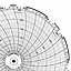 Honeywell 24001661-033  Ink Writing Circular Chart