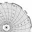 Honeywell 24001661-034  Ink Writing Circular Chart